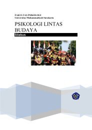 PSIKOLOGI PERKEMBANGAN I